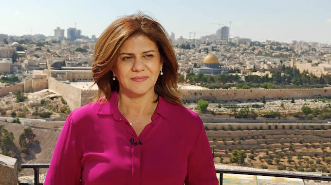 Shireen Abu Akleh giornalista palestinese